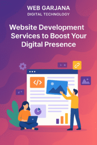 Website Development Services blog header by Web Garjana Digital Technology