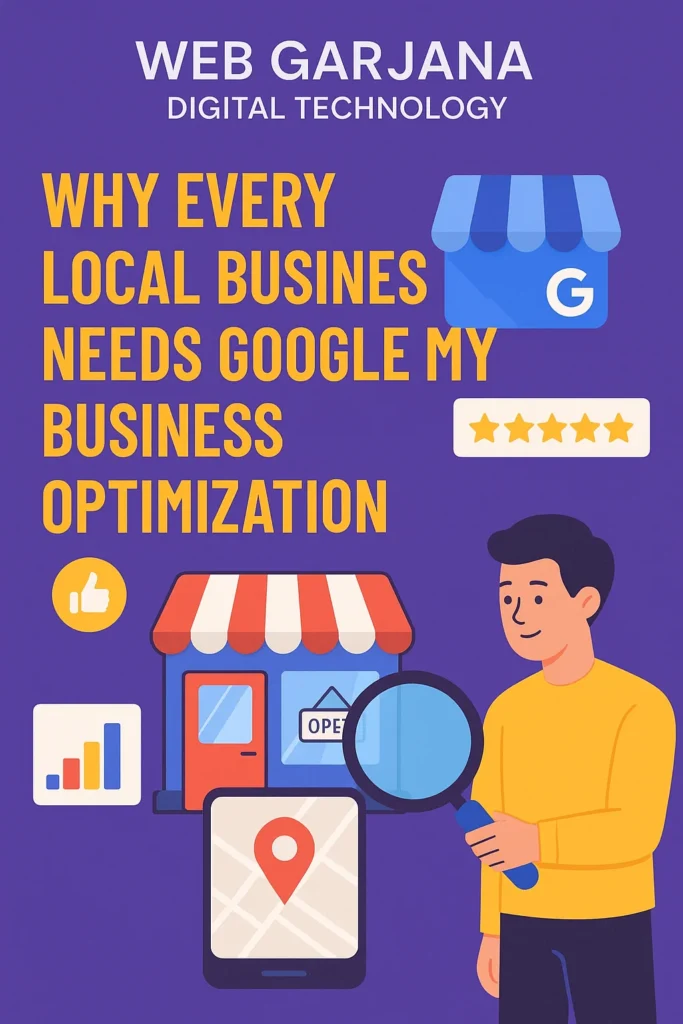 Optimized Google My Business profile for local business visibility
